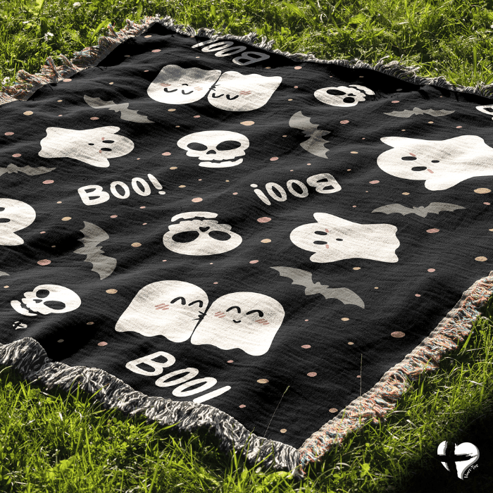 Kawaii Halloween - Woven Blanket - THG#325WB 