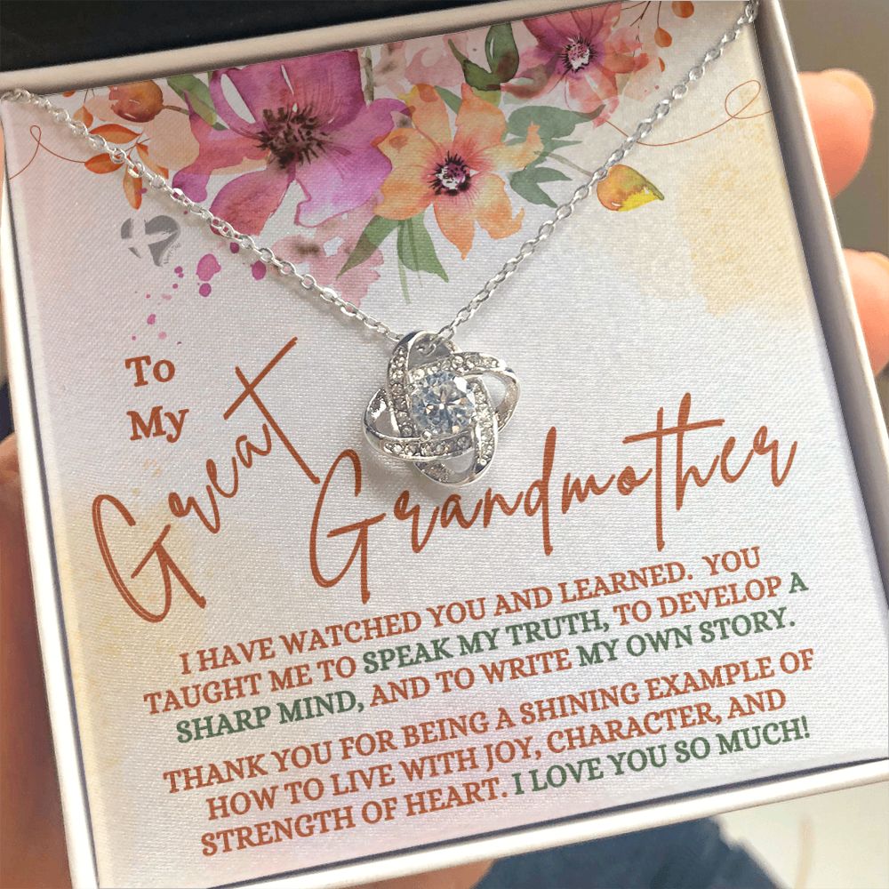Great Grandmother Gift -I Learned From You - Love Knot HGF#153LK