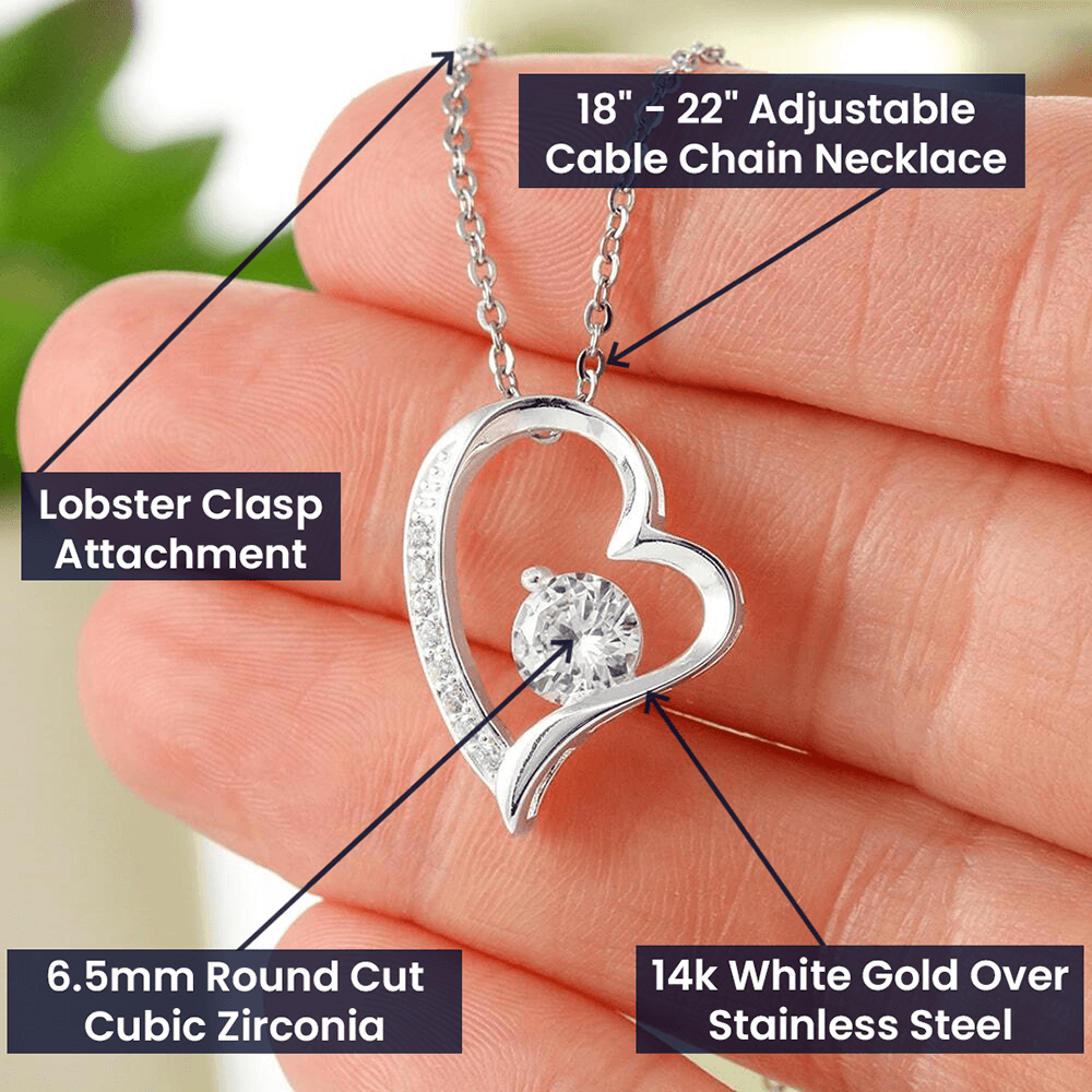 Amazing Wife Forever Love Heart Necklace HGF#110v3 Jewelry 