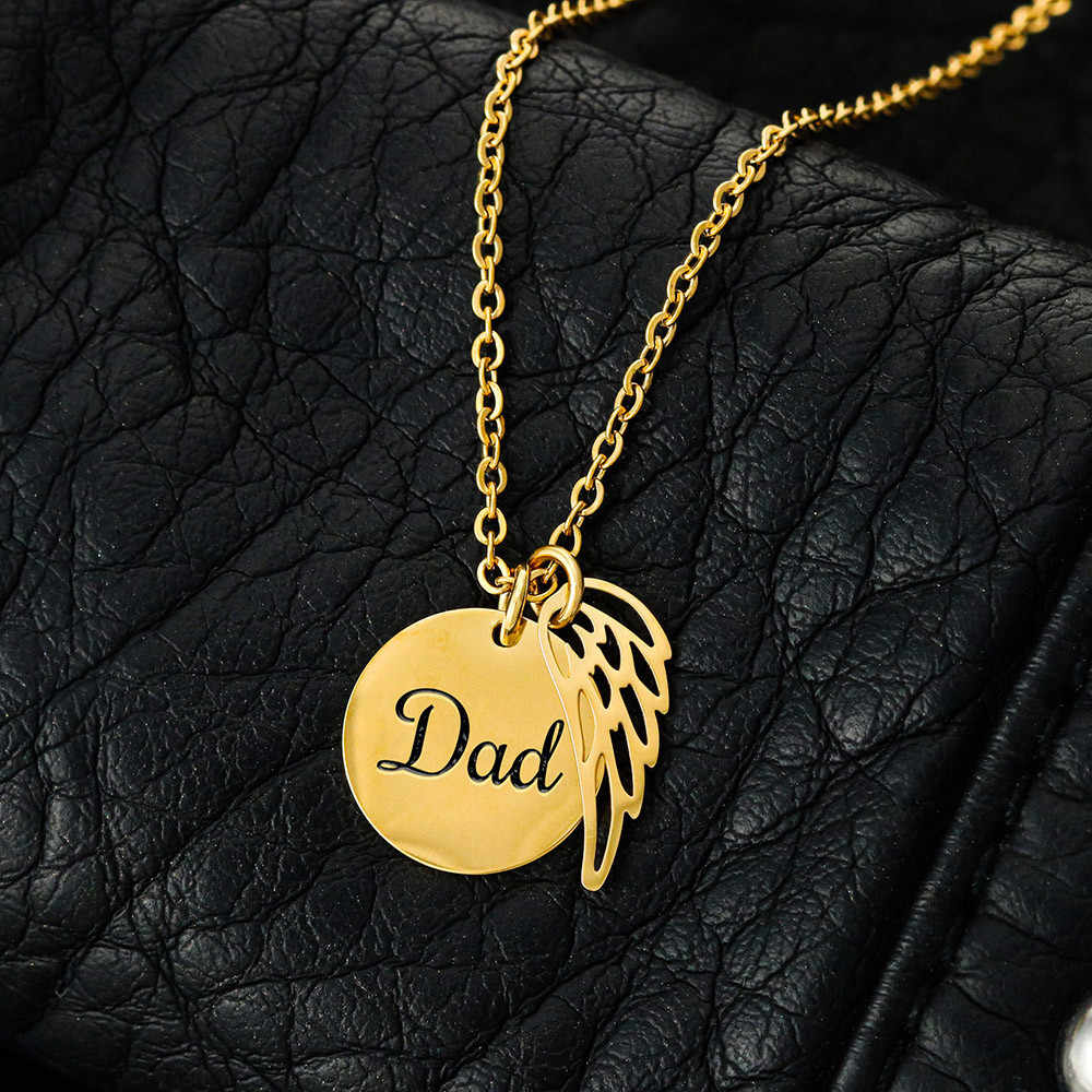 Fashion dad necklace gold